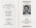 Thumbnail image of item number 3 in: '[Funeral Program for Hattie M. Inman, May 7, 1985]'.