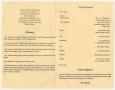 Thumbnail image of item number 2 in: '[Funeral Program for Clarice Alice Luckey, October 26, 1992]'.