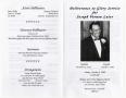 Thumbnail image of item number 3 in: '[Funeral Program for Joseph Vernon Luter, October 9, 2009]'.
