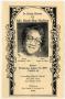 Pamphlet: [Funeral Program for Bessie Mae Madison, August 28, 2002]