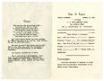 Thumbnail image of item number 2 in: '[Funeral Program for Clara Rhodes, January 25, 1983]'.