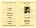 Thumbnail image of item number 3 in: '[Funeral Program for Nancy Roan, August 26, 1989]'.