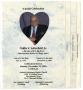 Thumbnail image of item number 1 in: '[Funeral Program for Oddie V. Satterfield, Jr., December 23, 2002]'.
