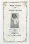 Primary view of [Funeral Program for Eva Blakey Ussery, February 14, 1987]