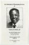 Thumbnail image of item number 1 in: '[Funeral Program for Leon J. Ussery, Jr., January 21, 1995]'.