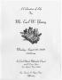 Thumbnail image of item number 1 in: '[Funeral Program for Earl W. Young, August 28, 2000]'.