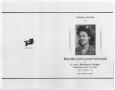 Thumbnail image of item number 3 in: '[Funeral Program for Mignon Goldie Younger, September 10, 1947]'.