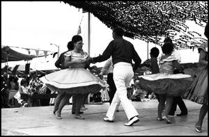 Primary view of object titled '[Alamo Area Square Dancers Performing]'.