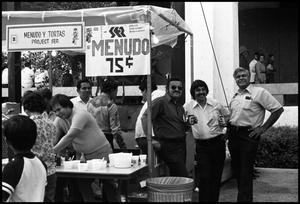 Primary view of object titled '[Project SER Sponsored Menudo Booth]'.