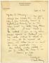 Letter: [Letter from E. Newton Harvey to Meyer Bodansky - September 1928]