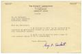 Letter: [Letter from Guy E. Sackett to Dr. Meyer Bodansky - March 5, 1931]