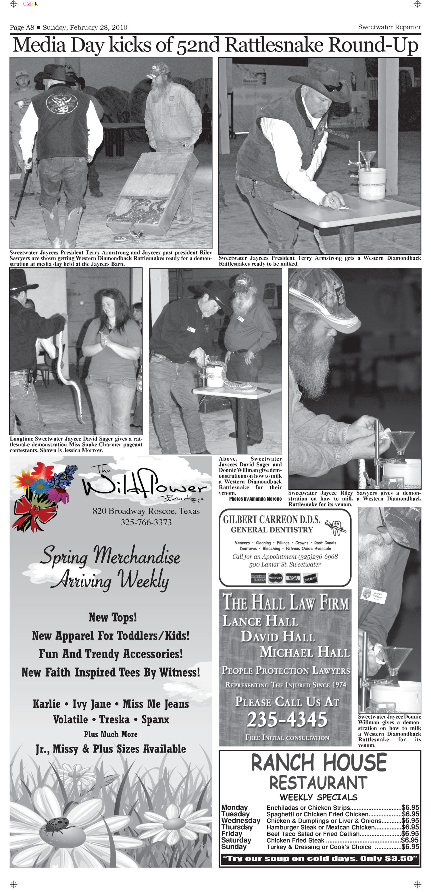 Sweetwater Reporter (Sweetwater, Tex.), Vol. [112], No. [089], Ed. 1 Sunday, February 28, 2010
                                                
                                                    [Sequence #]: 4 of 14
                                                