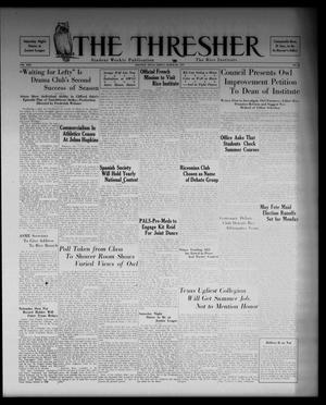Primary view of object titled 'The Thresher (Houston, Tex.), Vol. 22, No. 22, Ed. 1 Friday, March 26, 1937'.
