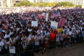 Photograph: [Large Gathering of Immigration Protesters in Downtown Dallas]
