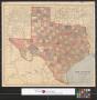 Thumbnail image of item number 1 in: 'Map of Texas : with population and location of principal towns and cities according to latest reliable statistics.'.