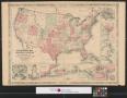Map: Johnson's new military map of the United States showing the forts, mi…