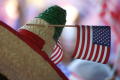Thumbnail image of item number 1 in: '[American flag on sombrero]'.