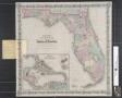 Primary view of Colton's new township map of the state of Florida.