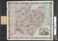 Map: Colton's railroad & township map of the state of Ohio.