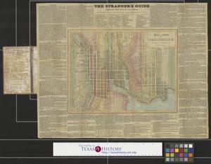 Primary view of object titled 'Plan of the city of Baltimore.'.