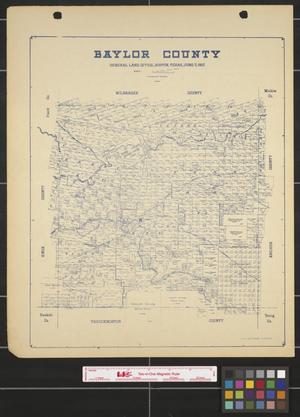 Primary view of object titled 'Baylor County.'.