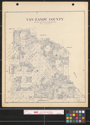 Primary view of object titled 'Van Zandt County.'.