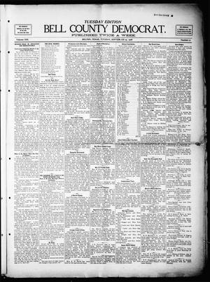 Primary view of object titled 'Bell County Democrat (Belton, Tex.), Vol. 13, No. 17, Ed. 1 Tuesday, September 15, 1908'.