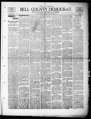 Primary view of object titled 'Bell County Democrat (Belton, Tex.), Vol. 13, No. 41, Ed. 1 Tuesday, December 8, 1908'.