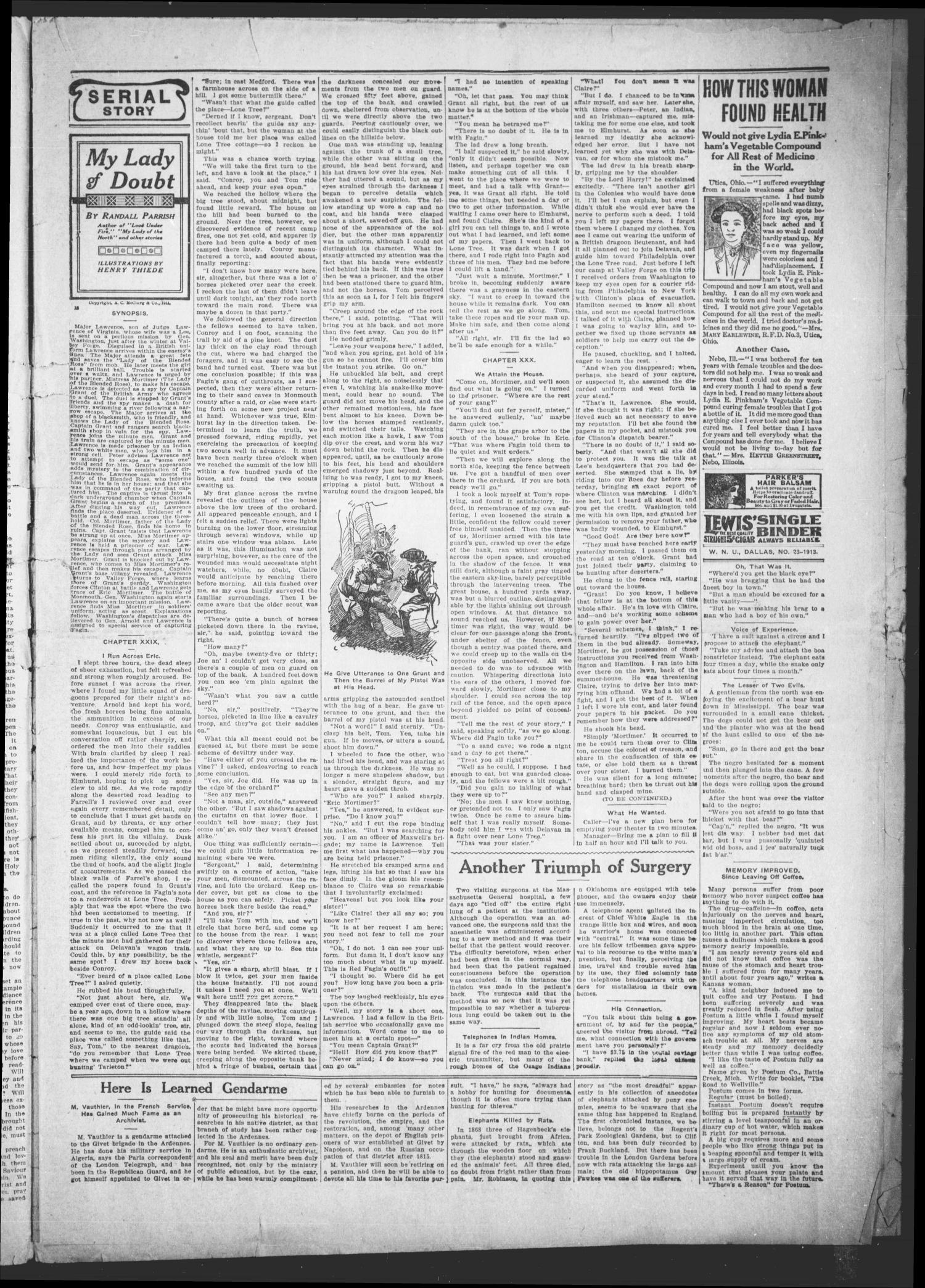 Canton Herald (Canton, Tex.), Vol. 31, No. 52, Ed. 1 Wednesday, June 25, 1913
                                                
                                                    [Sequence #]: 3 of 8
                                                