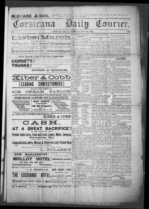 Corsicana Daily Courier (Corsicana, Tex.), Vol. 5, No. 109, Ed. 1 Wednesday, July 25, 1888