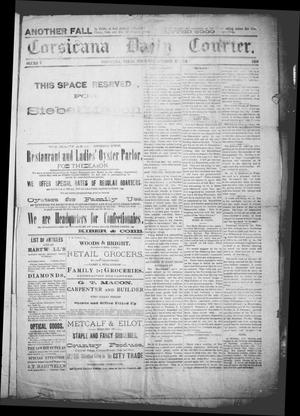 Corsicana Daily Courier (Corsicana, Tex.), Vol. 5, No. 189, Ed. 1 Thursday, October 25, 1888