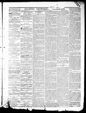 Primary view of object titled 'Houston Tri-Weekly Telegraph (Houston, Tex.), Vol. 31, No. 43, Ed. 1 Monday, July 3, 1865'.