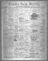 Primary view of Houston Daily Mercury (Houston, Tex.), Vol. 5, No. 294, Ed. 1 Saturday, August 16, 1873