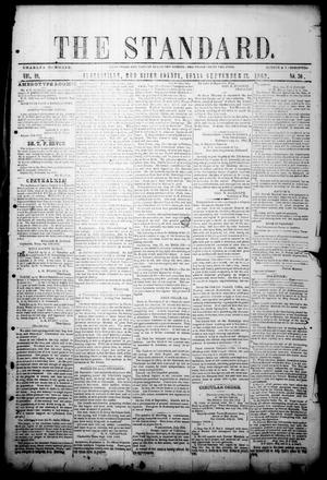Primary view of object titled 'The Standard. (Clarksville, Tex.), Vol. 19, No. 30, Ed. 1 Saturday, September 13, 1862'.