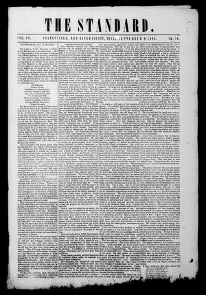 Primary view of object titled 'The Standard. (Clarksville, Tex.), Vol. 23, No. 50, Ed. 1 Saturday, September 9, 1865'.