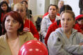 Thumbnail image of item number 1 in: '[Audience of women with balloons]'.