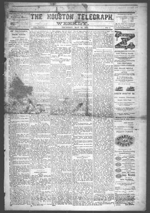 Primary view of object titled 'The Houston Telegraph (Houston, Tex.), Vol. 39, No. 3, Ed. 1 Thursday, May 22, 1873'.