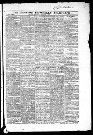 Primary view of object titled 'The Houston Tri-Weekly Telegraph (Houston, Tex.), Vol. 30, No. 213, Ed. 1 Wednesday, February 22, 1865'.