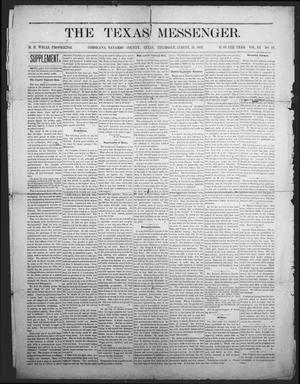 Primary view of object titled 'The Texas Messenger (Corsicana, Tex.), Vol. 3, No. 32, Ed. 1 Thursday, August 31, 1882'.