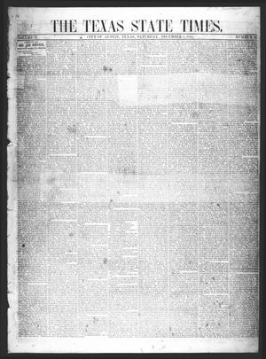 Primary view of object titled 'The Texas State Times (Austin, Tex.), Vol. 2, No. 52, Ed. 1 Saturday, December 8, 1855'.