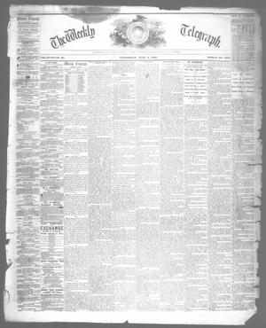 Primary view of object titled 'The Weekly Telegraph (Houston, Tex.), Vol. 27, No. 12, Ed. 1 Wednesday, June 5, 1861'.