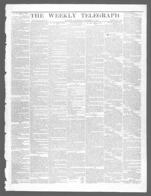 Primary view of object titled 'The Weekly Telegraph (Houston, Tex.), Vol. 28, No. 40, Ed. 1 Wednesday, December 17, 1862'.