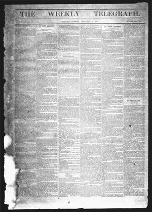 Primary view of object titled 'The Weekly Telegraph (Houston, Tex.), Vol. 29, No. 48, Ed. 1 Tuesday, February 23, 1864'.