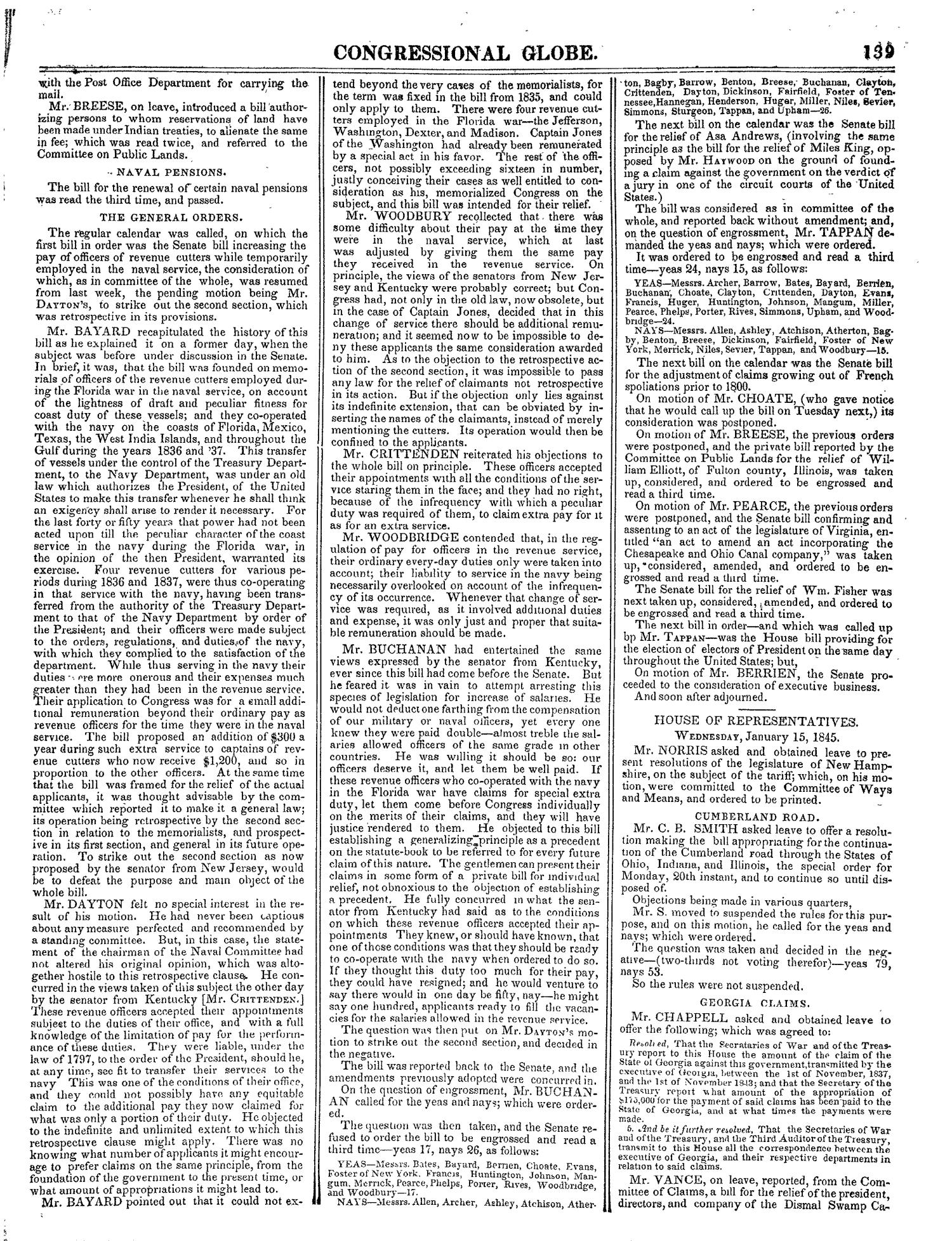 The Congressional Globe, Volume 14: Twenty-Eighth Congress, Second Session
                                                
                                                    139
                                                