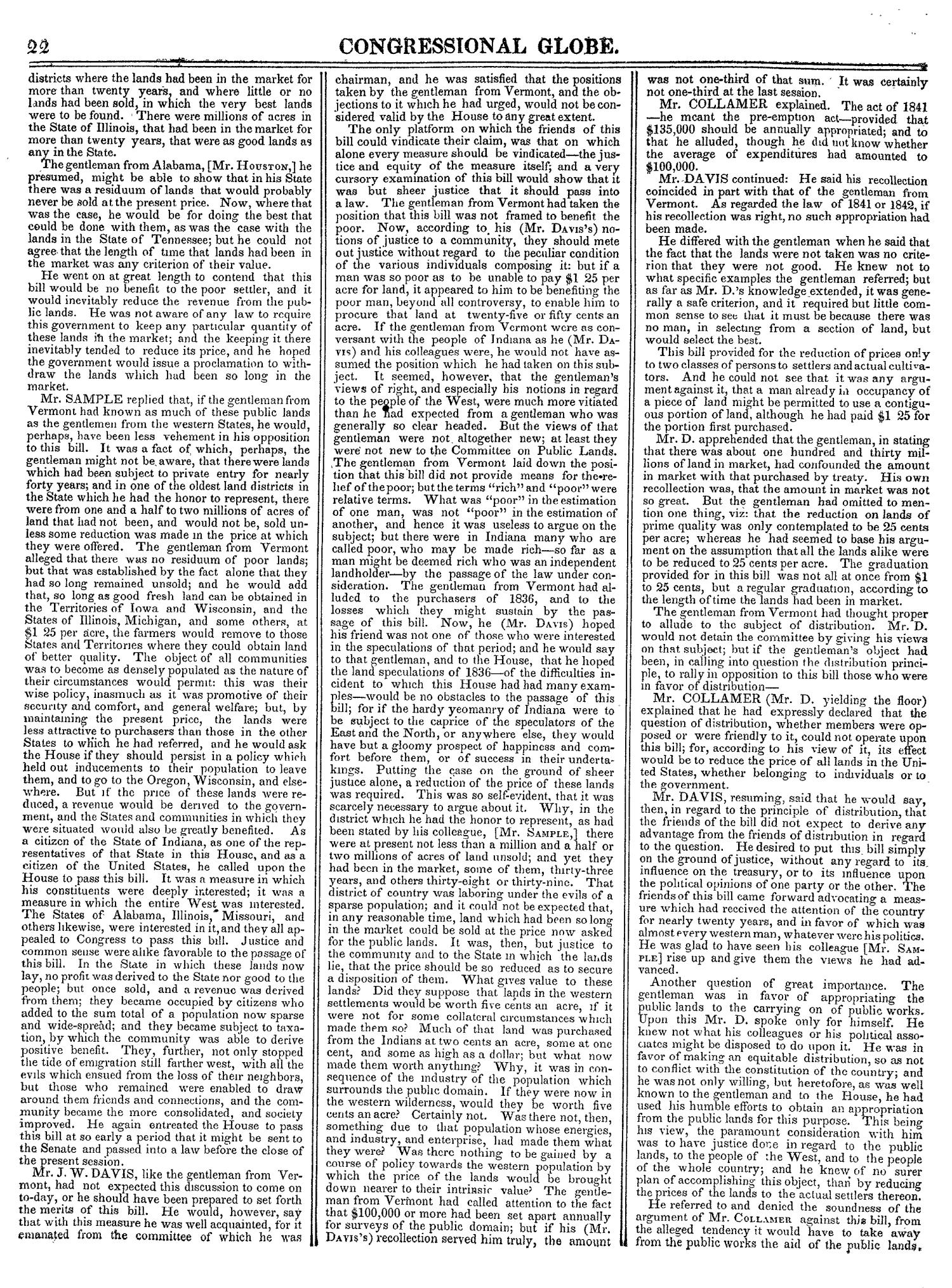 The Congressional Globe, Volume 14: Twenty-Eighth Congress, Second Session
                                                
                                                    22
                                                