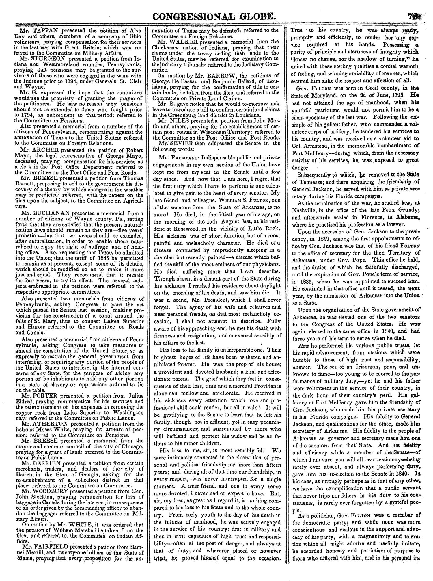The Congressional Globe, Volume 14: Twenty-Eighth Congress, Second Session
                                                
                                                    73
                                                