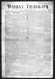 Primary view of Weekly Telegraph (Houston, Tex.), Vol. 35, No. 6, Ed. 1 Thursday, June 3, 1869