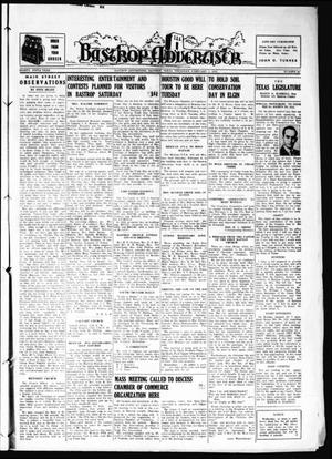 Primary view of object titled 'Bastrop Advertiser (Bastrop, Tex.), Vol. 85, No. 46, Ed. 1 Thursday, February 2, 1939'.