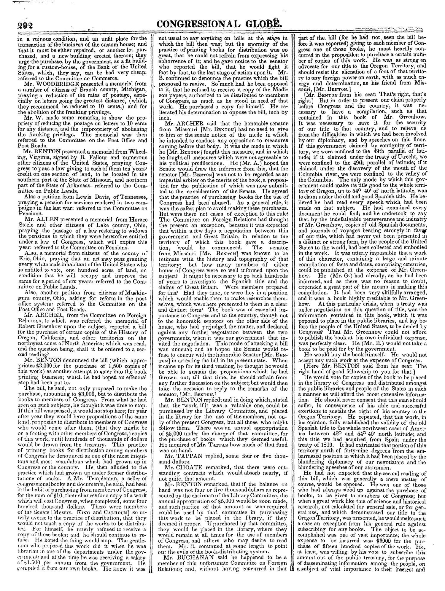 The Congressional Globe, Volume 13, Part 1: Twenty-Eighth Congress, First Session
                                                
                                                    292
                                                