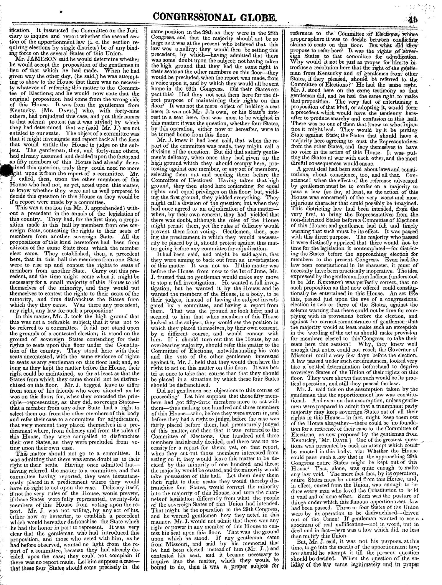 The Congressional Globe, Volume 13, Part 1: Twenty-Eighth Congress, First Session
                                                
                                                    45
                                                